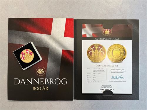 Jubiläumsmedaille „Dannebrog 800 Jahre“