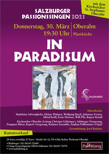 Salzburger Passionssingen in Oberalm