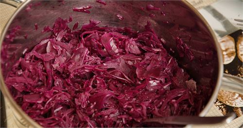 Rotkraut gekocht
