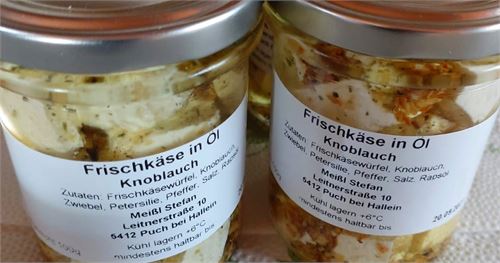 Frischkäse vom Moosbauer in Puch