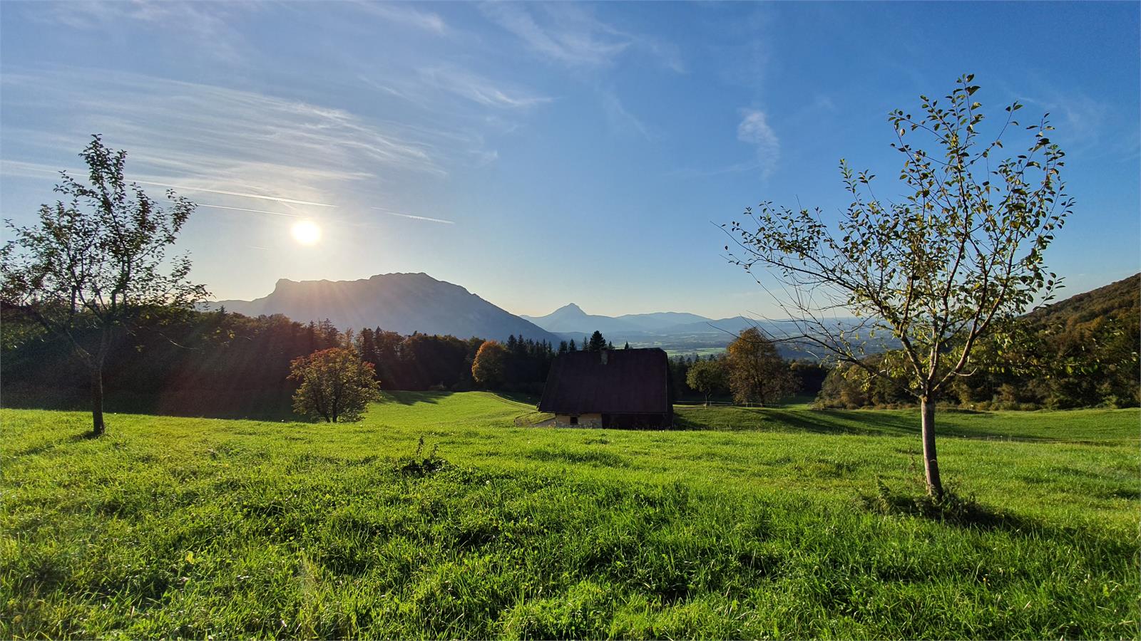 Untersbergblick von Hochstadl in St. Jakob am Thurn | ©TVB Puch