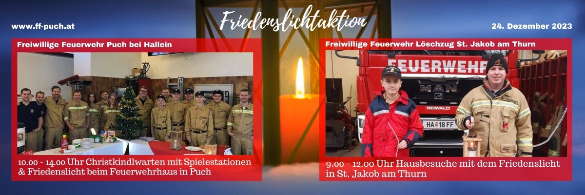 Friedenslichaktion 2023 Puch bei Hallein