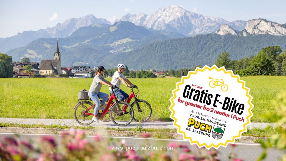 Gratis E-Bike für Gäste in Puch ab 2 Nächte - Foto: TVB Puch - Kuscheiart