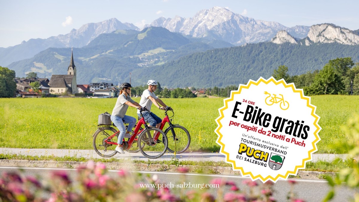 Gratis E-Bike für Gäste in Puch ab 2 Nächte - Foto: TVB Puch - Kuscheiart