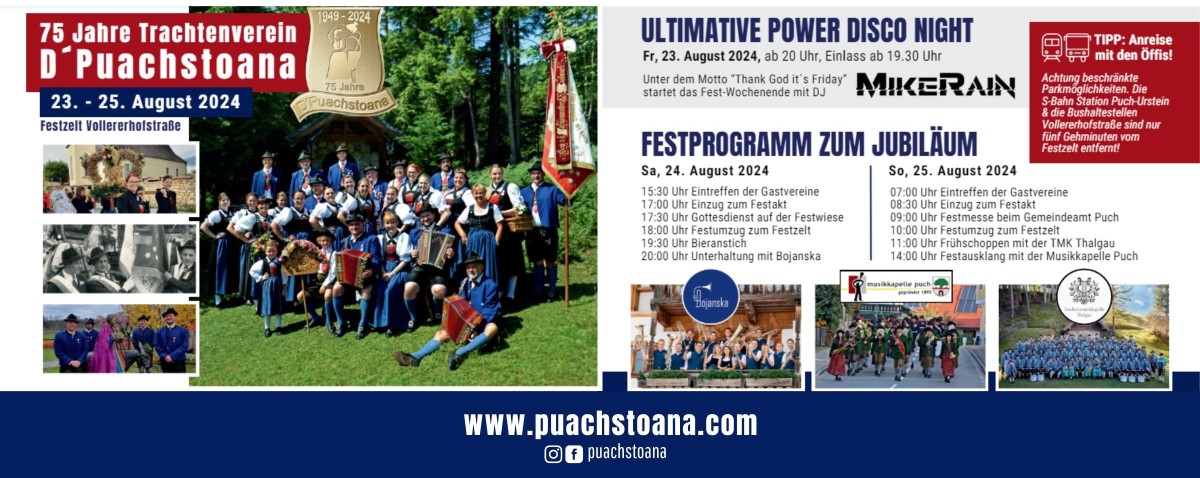 75 Jahre Trachtenverein D`Puachstoana