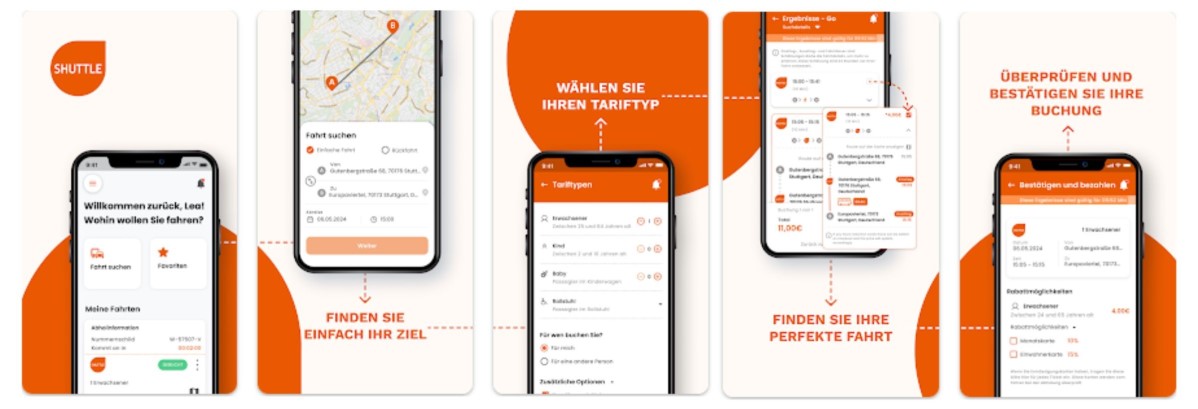 APP Vorschau - Tennengau Shuttle - Google Play