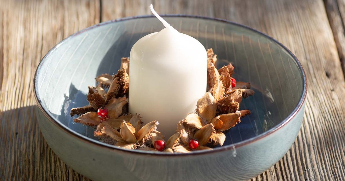 Buchen-Fruchtbecher-Kerzen-Kränzchen © wildemoehre.at – Silja Parke