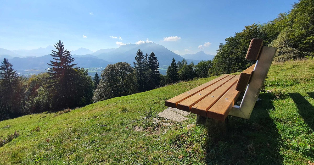 Ausblick bei der Wanderung von der Erentrudisalm © TVB Puch - Gerber