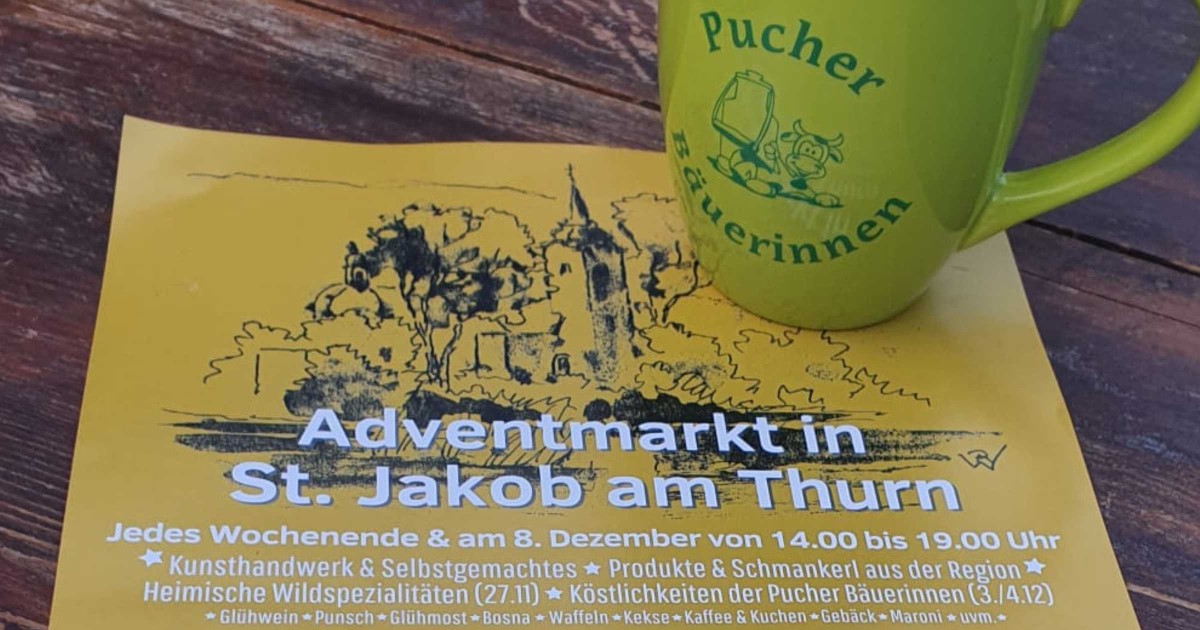 Pucher Bäuerinnen am Adventmarkt St. Jakob © TVB Puch 