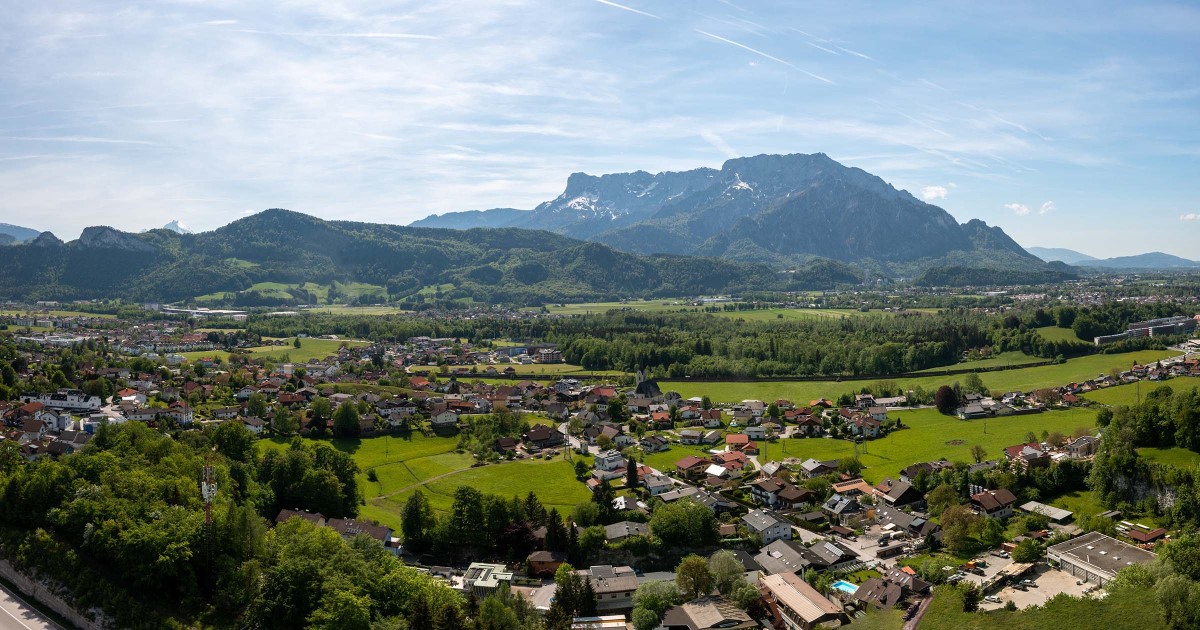 Panorama Puch Untersbergblick ©TVB Puch - Kuscheiart