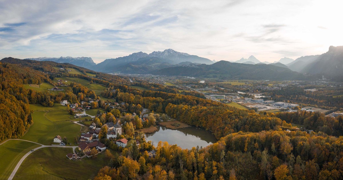 St. Jakob Luftaufnahmen ©TVB Puch – Kuscheiart