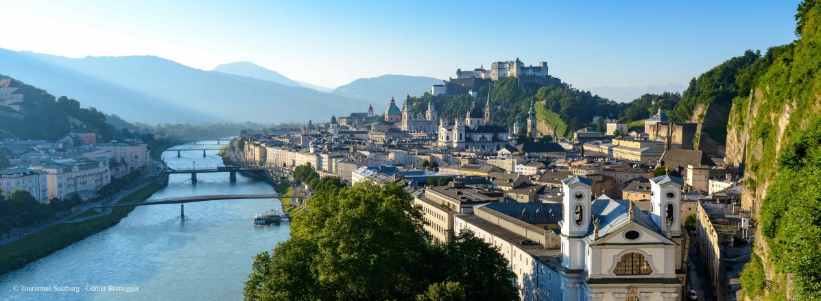 Blick auf die Stadt Salzburg © SalzburgerLand Tourismus - Günter Breitegger