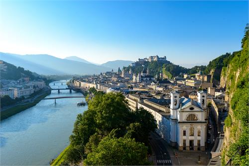 Montagne della città Salisburgo