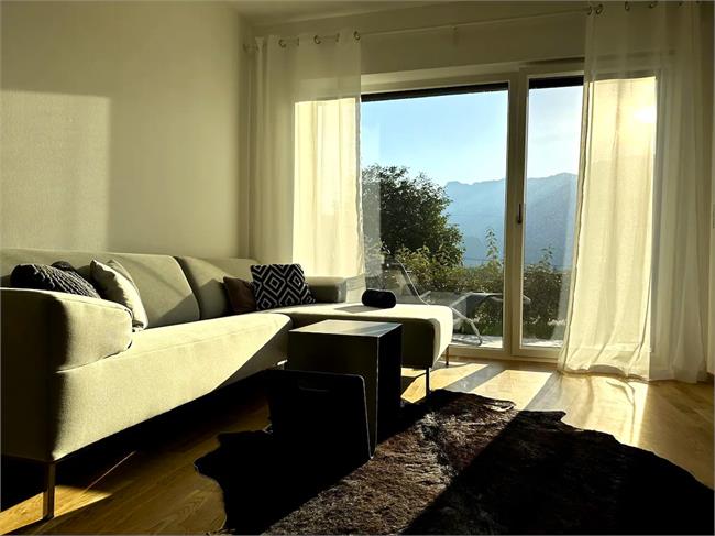 Gartenwohnung mit Bergblick 