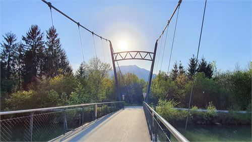 Ursteinsteg in Puch Urstein am Tauernradweg | ©TVB Puch