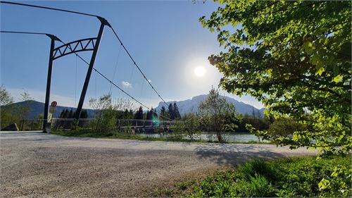 Ursteinsteg mit Untersberg | ©TVB Puch