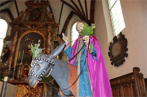 Pucher Palmesel in der Pfarrkirche Puch | ©TVB Puch