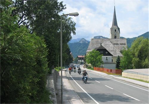 Ausfahrt beim Pucher Puch Treffen