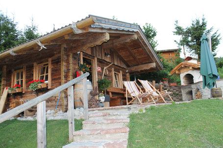 Almhütte im Garten Ferienwohnung Armstorfer