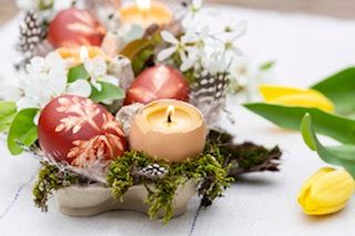 natürlich Ostereier färben mit Zwiebelschale