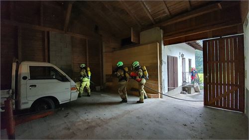 Feuerwehrübung Löschzug St. Jakob 2020