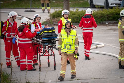 Schauübung Feuerwehren Puch 2022