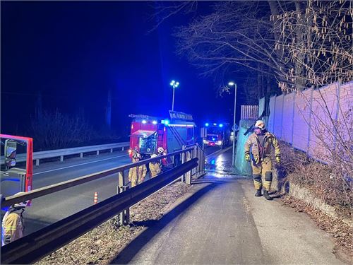 Einsatz Feuerwehren Puch