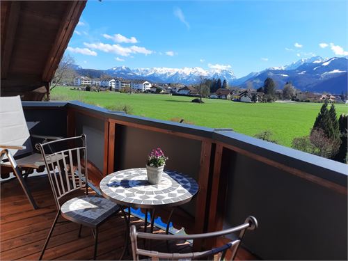 Ausblick Ferienwohnung Barmsteinblick Puch