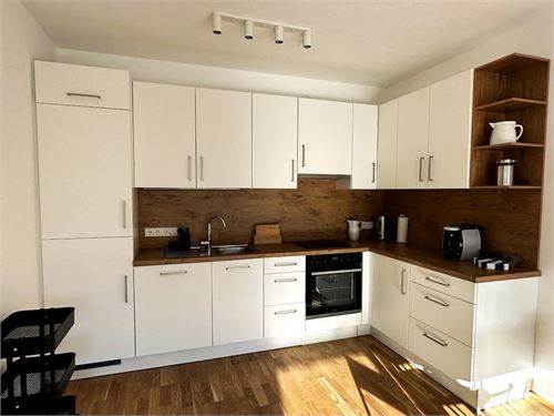 Gartenwohnung mit Bergblick in Puch - Küche