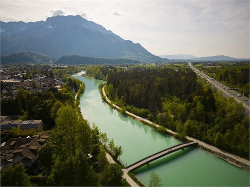 Puch bei Salzburg - Urstein - Vogelperspektive