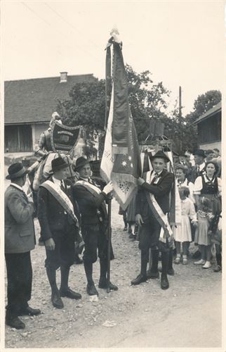 Fahnenweihe D´Puachstoana 1954