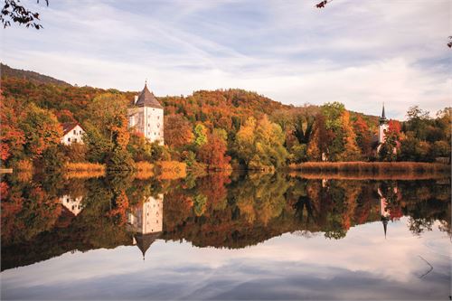 Weiher St. Jakob im Herbst