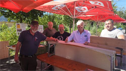 Pucher Schützen beim Herbstfest