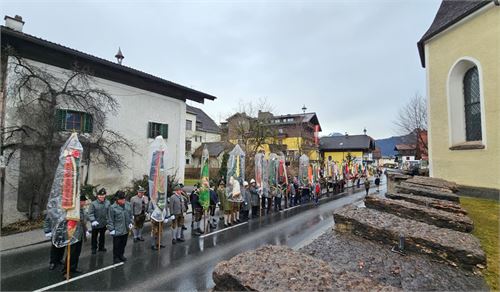 66. Anton Wallner Feier in Puch - Kranzniederlegung