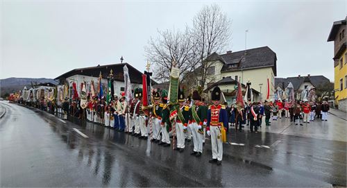 66. Anton Wallner Feier in Puch - Kranzniederlegung