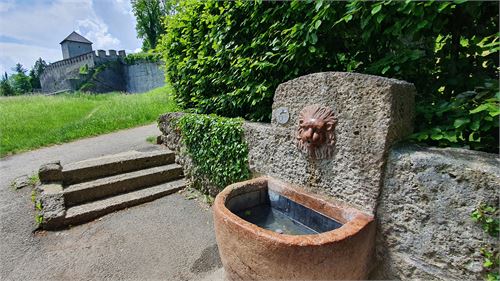 Trinkbrunnen bei der Richterhöhe am Mönchsberg