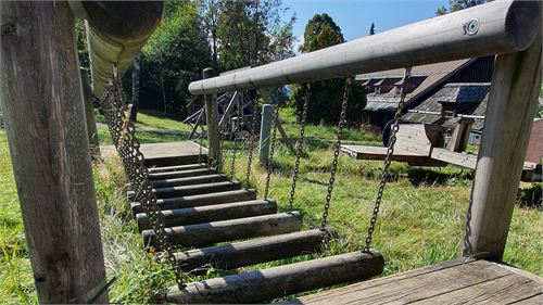 Hängebrücke bei der Erentrudisalm Elsbethen