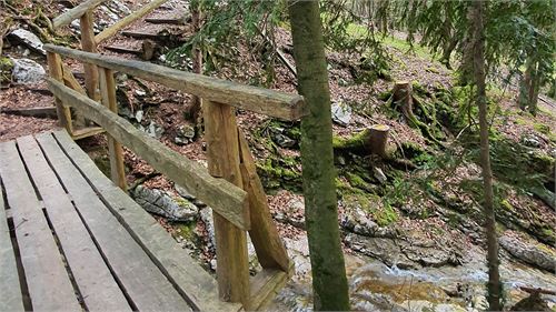 Wanderweg von Stein an der Wand nach Hochstadl