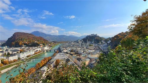 Blick auf die Stadt Salzburg