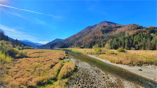 Wiestalstausee im Herbst