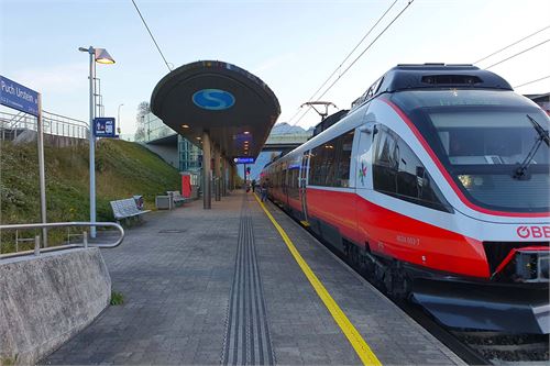 S-Bahn Station Puch Urstein | ©TVB Puch - Gerber