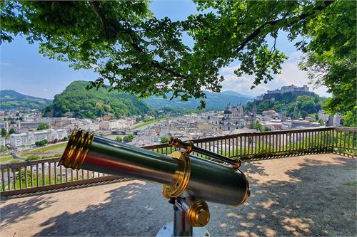 Ausblick auf die Stadt Salzburg | ©TVB Puch - Gerber