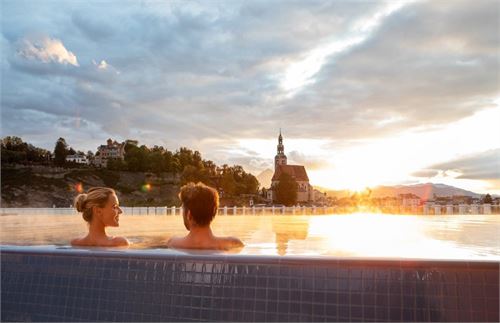 Infinity Pool in der Paracelusbad | ©Paracelusbad - CH Wöckinger