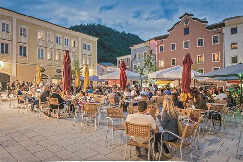 Altstadt Hallein beim Moonlight Shopping | ©TVB Hallein - Bad Dürrnberg