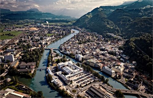 Blick auf Hallein | ©TVB Hallein - Bad Dürrnberg