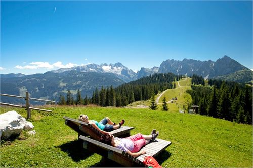 Logenplatz in Brunos Bergwelt in Russbach | ©Tennengau.com